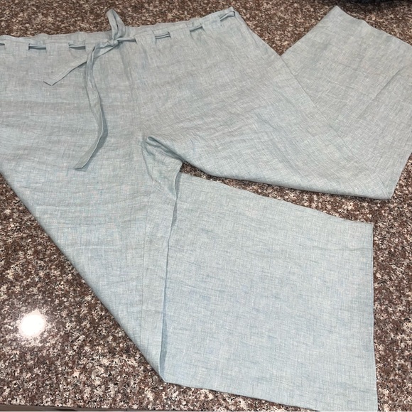 Eileen Fisher Linen Pants - Picture 1 of 6
